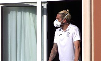 La plantilla del Fuenlabrada ha estado confinada en un hotel de La Coruña | Twitter