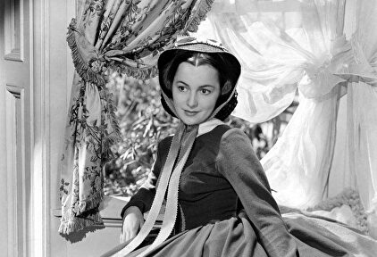Olivia de Havilland en una imagen promocional de Lo que el viento se llevó. | Wikipedia