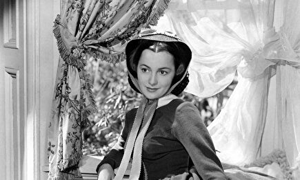 Olivia de Havilland en una imagen promocional de Lo que el viento se llevó. | Wikipedia