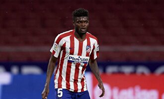 Thomas Partey, en un partido con el Atlético de Madrid tras el confinamiento. | Cordon Press