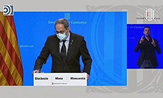 Torra responsabiliza a la población de los rebrotes y amenaza con adoptar medidas más restrictivas