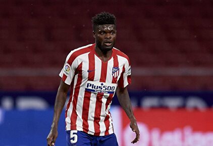 Thomas Partey, en un partido con el Atlético de Madrid la pasada temporada. | Cordon Press