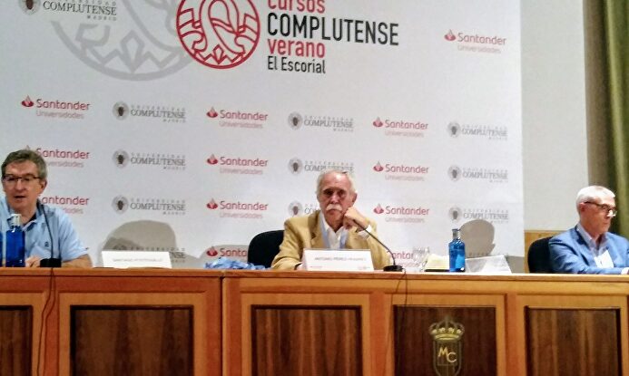 Santiago Posteguillo, Antonio Pérez Henares y Emilio Lara | LD