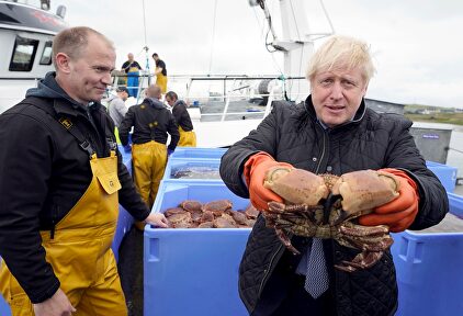Boris Johnson el pasado jueves. | EFE