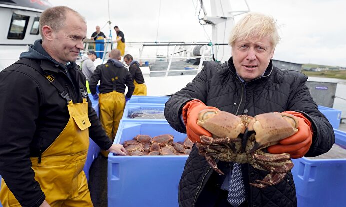 Boris Johnson el pasado jueves. | EFE