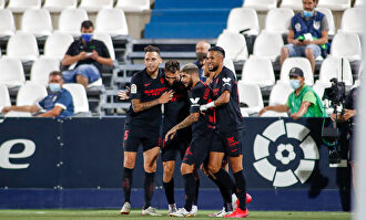 El Sevilla, sin positivos, regresa al trabajo para preparar la Europa League | Europa Press