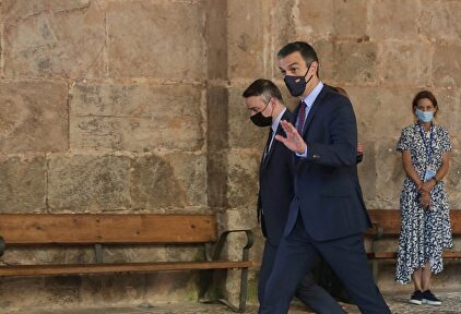 Pedro Sánchez, durante la última conferencia de presidentes | EFE