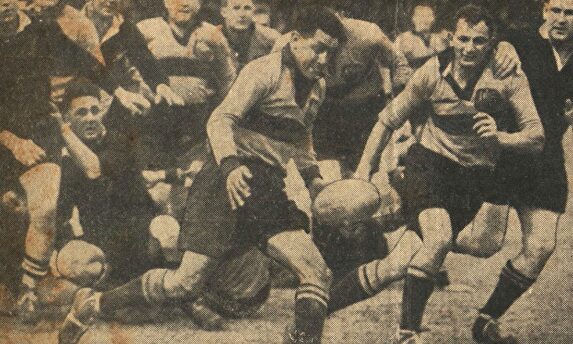 Cecil Ramalli, durante un partido entre Australia y Nueva Zelanda. | Wikipedia