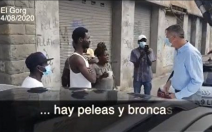 Albiol se encara con unos okupas que mantienen "amargados" a los vecinos de Badalona