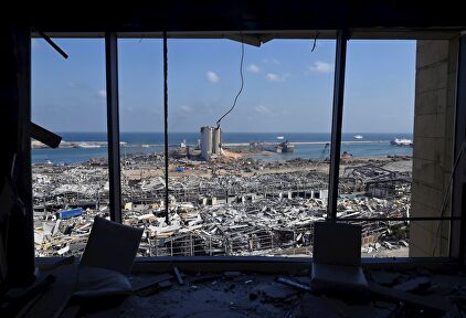 Vista de la zona afectada por las explosiones. | EFE