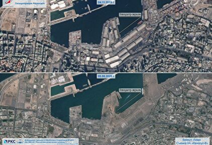 Antes y después de la gran explosión en Beirut: edificios borrados del mapa y decenas de muertos