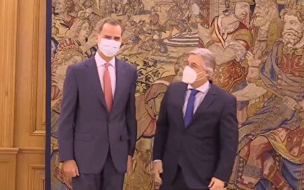 Felipe VI retoma su agenda en Zarzuela con el ministro de Relaciones Exteriores de Uruguay