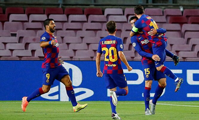 El Barcelona consigue su pase a cuartos ante el Nápoles | Twitter