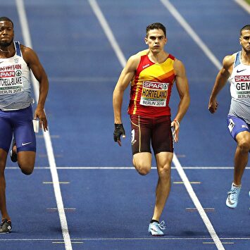 Bruno Hortelano, campeón de Europa en 2016 de 200 metros, regresa a la pista un año después. | Cordon Press