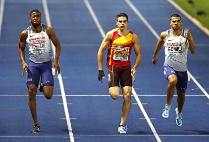 Bruno Hortelano, campeón de Europa en 2016 de 200 metros, regresa a la pista un año después. | Cordon Press