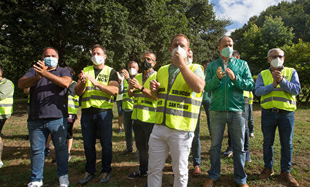 Protestas de los trabajadores de Alcoa | Carlos Castro / Europa Press