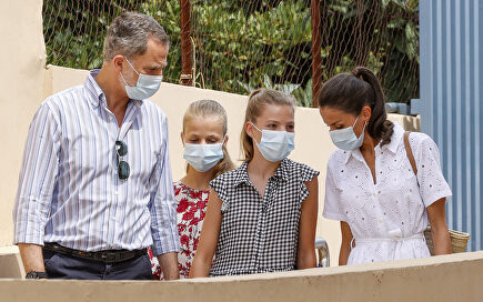 La Familia Real visitan un proyecto para jóvenes en riesgo de exclusión