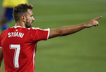 Un tanto de Cristhian Stuani hunde al Almería en el primer duelo del 'playoff' | Cordon Press