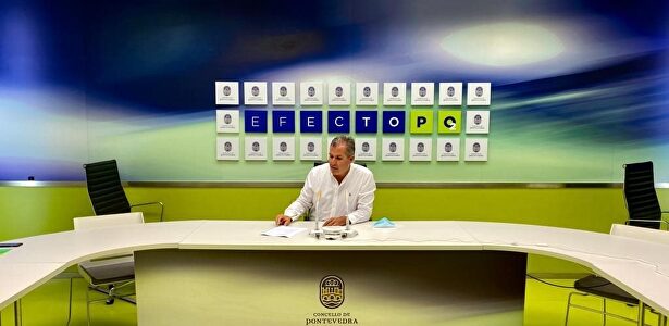 El presidente del Partido Popular de Pontevedra, Rafa Domínguez | PP de Pontevedra