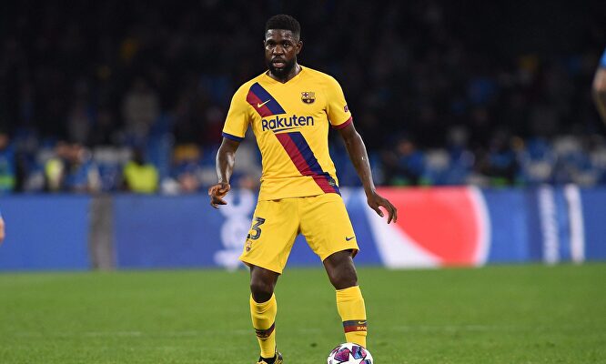 Samuel Umtiti ha dado positivo por coronavirus y permanece aislado en Barcelona | Cordon Press
