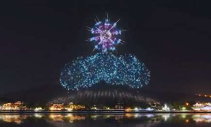 Encienden los fuegos artificiales previstos para los JJOO de Tokio 2020
