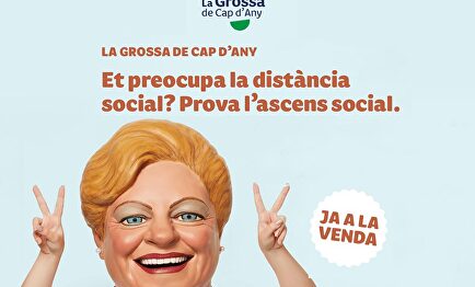 Anuncio de la Grossa con el polémico lema. | Loterías de Cataluña