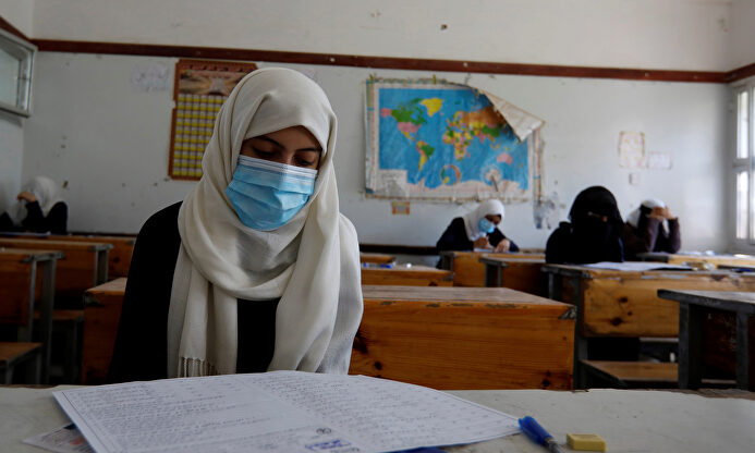 Un instituto en Yemen. | EFE