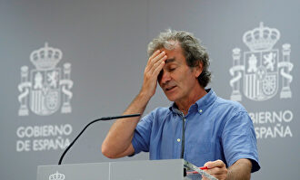 Simón, durante la rueda de prensa. | EFE