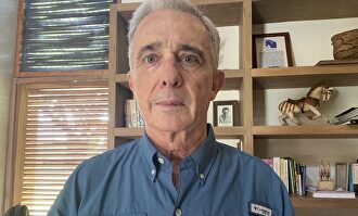 El expresidente de Colombia, Álvaro Uribe. | @AlvaroUribeVel