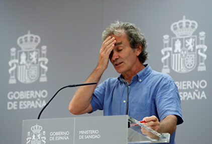 Simón, durante la rueda de prensa. | EFE