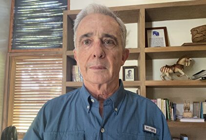 El expresidente de Colombia, Álvaro Uribe. | @AlvaroUribeVel