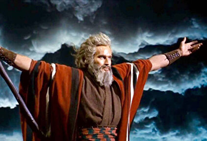 'Los diez mandamientos', con Charlton Heston. | Youtube