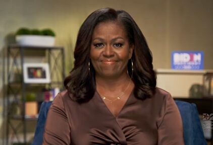 Michelle Obama, durante su discurso al Partido Demócrata. | EFE