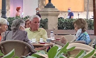 Sofía con los Radziwill | Archivo