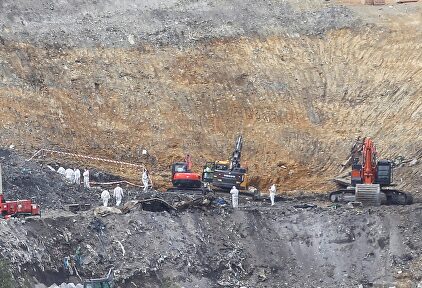 La Ertzaintza prosigue la búsqueda en el vertedero de Zaldívar | EFE