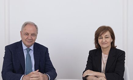 Santiago de Torres, Presidente de Atrys Health e Isabel Lozano, consejera delegada de Atrys Health. | Europa Press