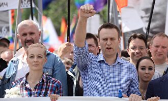 El opositor ruso Alexei Navalni, en una manifestación | Europa Press