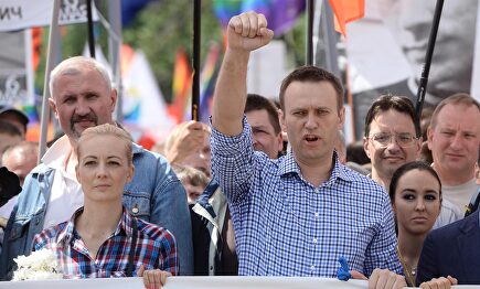 El opositor ruso Alexei Navalni, en una manifestación | Europa Press