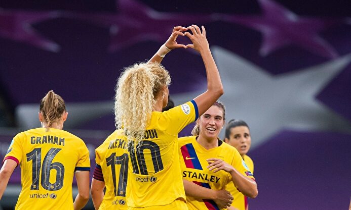 Hamraoui lleva al Barça a la semifinal frente al Wolfsburgo. | Europa Press