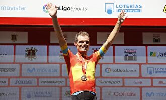 Luis Luis León Sánchez se proclama campeón de España de ciclismo en ruta. | EFE