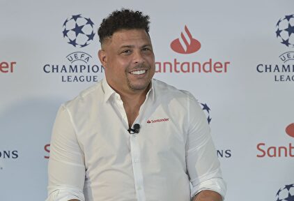 Ronaldo Nazario durante un acto como embajador del Banco Santander. | Europa Press