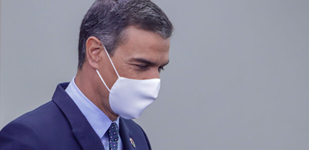 Pedro Sánchez, en una reciente comparecencia en Moncloa | Ricardo Rubio (Europa Press)