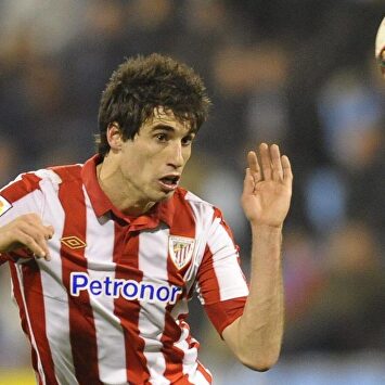 Javi Martínez, en un partido con el Athletic de Bilbao en marzo de 2011. | Cordon Press/Archivo