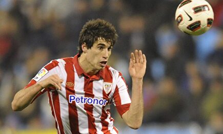 Javi Martínez, en un partido con el Athletic de Bilbao en marzo de 2011. | Cordon Press/Archivo