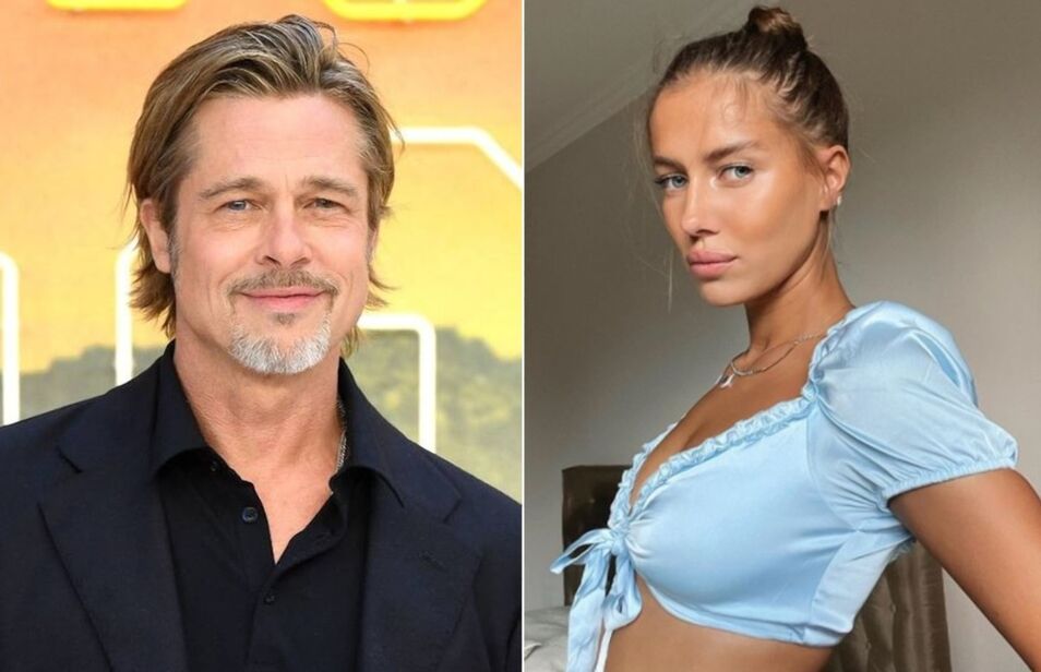 Brad Pitt Sale Con La Modelo Alemana Nicole Poturalski