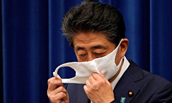 Shinzo Abe, durante la rueda de prensa. | EFE
