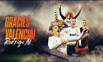 El emotivo adiós de Rodrigo al Valencia con recuerdos de la Copa, la afición ché y Marcelino