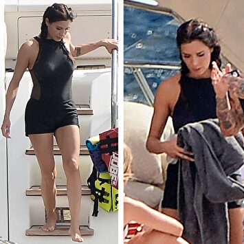 Pilar Rubio disfruta del mar junto a Sergio Ramos y sus hijos