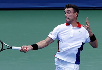 Roberto Bautista, durante su partido de semifinales ante Novak Djokovic. | EFE