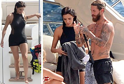 Pilar Rubio disfruta del mar junto a Sergio Ramos y sus hijos